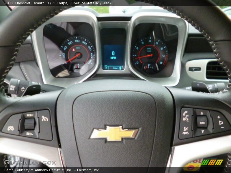 Silver Ice Metallic / Black 2013 Chevrolet Camaro LT/RS Coupe
