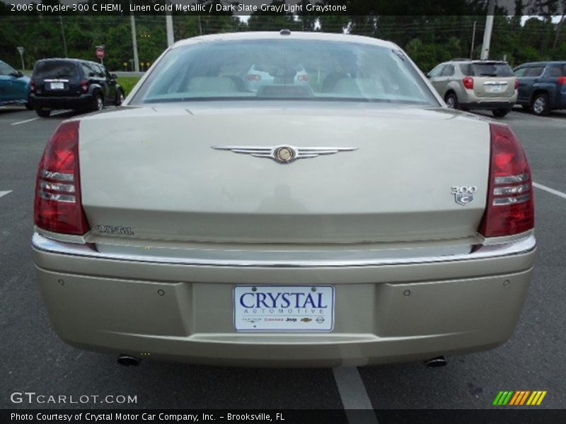 Linen Gold Metallic / Dark Slate Gray/Light Graystone 2006 Chrysler 300 C HEMI