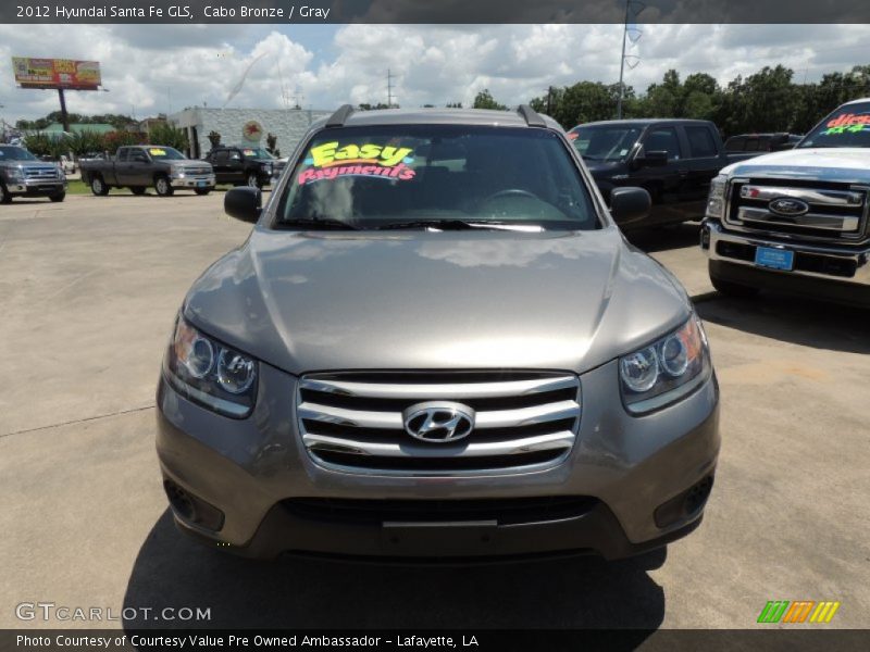Cabo Bronze / Gray 2012 Hyundai Santa Fe GLS