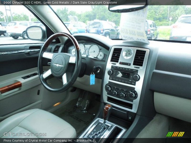 Linen Gold Metallic / Dark Slate Gray/Light Graystone 2006 Chrysler 300 C HEMI