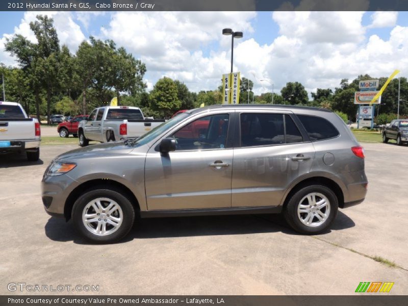 Cabo Bronze / Gray 2012 Hyundai Santa Fe GLS