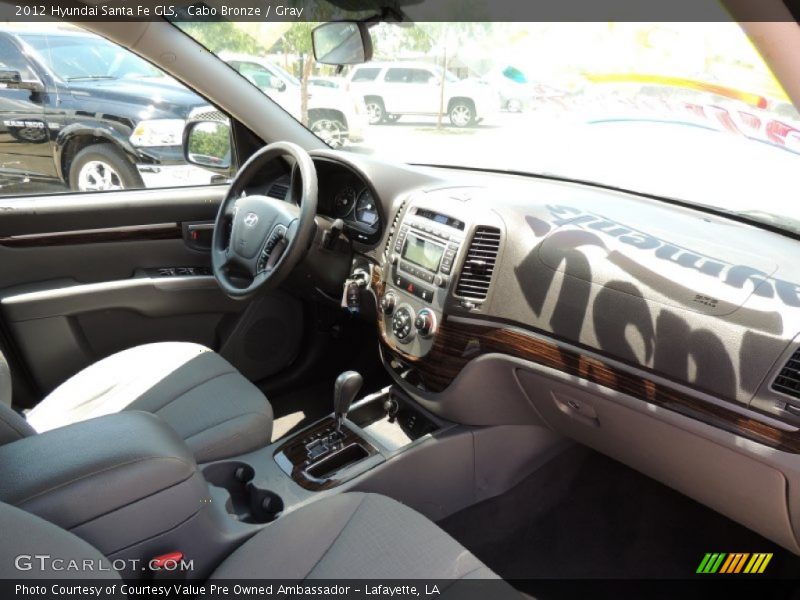 Cabo Bronze / Gray 2012 Hyundai Santa Fe GLS