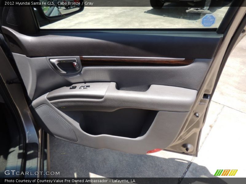 Cabo Bronze / Gray 2012 Hyundai Santa Fe GLS