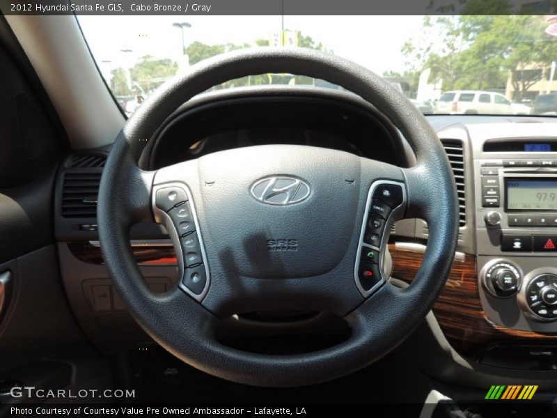Cabo Bronze / Gray 2012 Hyundai Santa Fe GLS