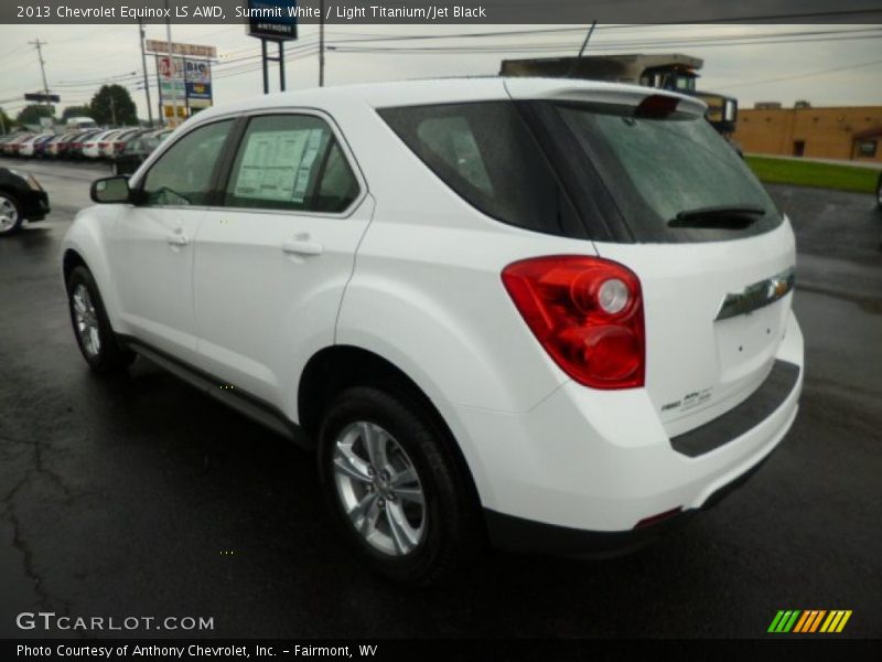 Summit White / Light Titanium/Jet Black 2013 Chevrolet Equinox LS AWD