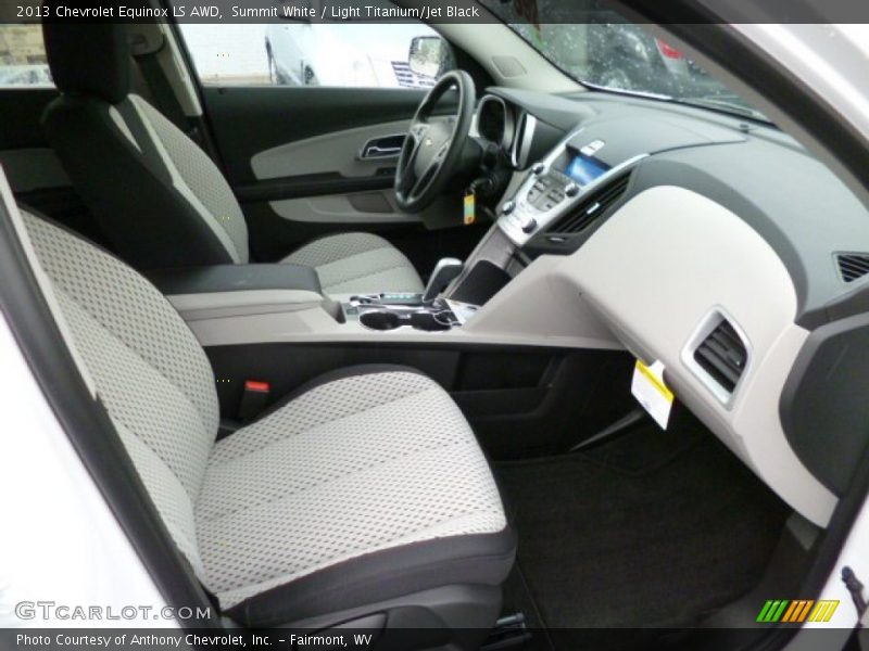 Summit White / Light Titanium/Jet Black 2013 Chevrolet Equinox LS AWD