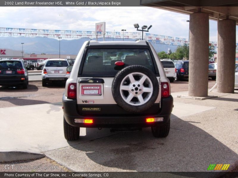 White Gold / Black/Alpaca Beige 2002 Land Rover Freelander HSE