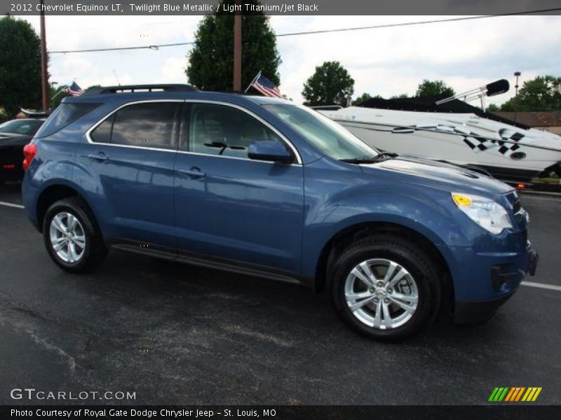 Twilight Blue Metallic / Light Titanium/Jet Black 2012 Chevrolet Equinox LT