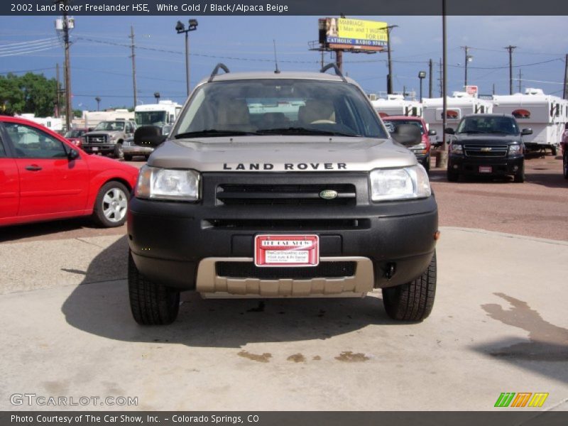 White Gold / Black/Alpaca Beige 2002 Land Rover Freelander HSE