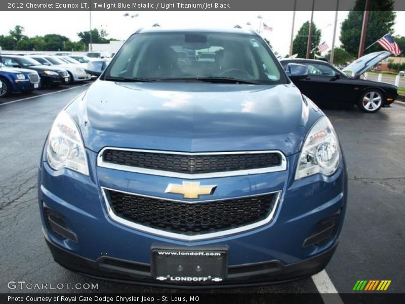 Twilight Blue Metallic / Light Titanium/Jet Black 2012 Chevrolet Equinox LT