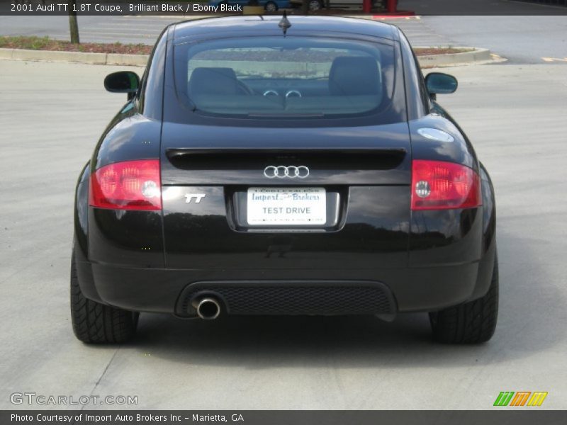 Brilliant Black / Ebony Black 2001 Audi TT 1.8T Coupe