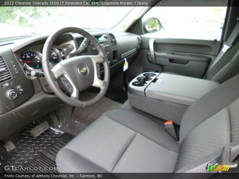 Graystone Metallic / Ebony 2013 Chevrolet Silverado 1500 LT Extended Cab 4x4