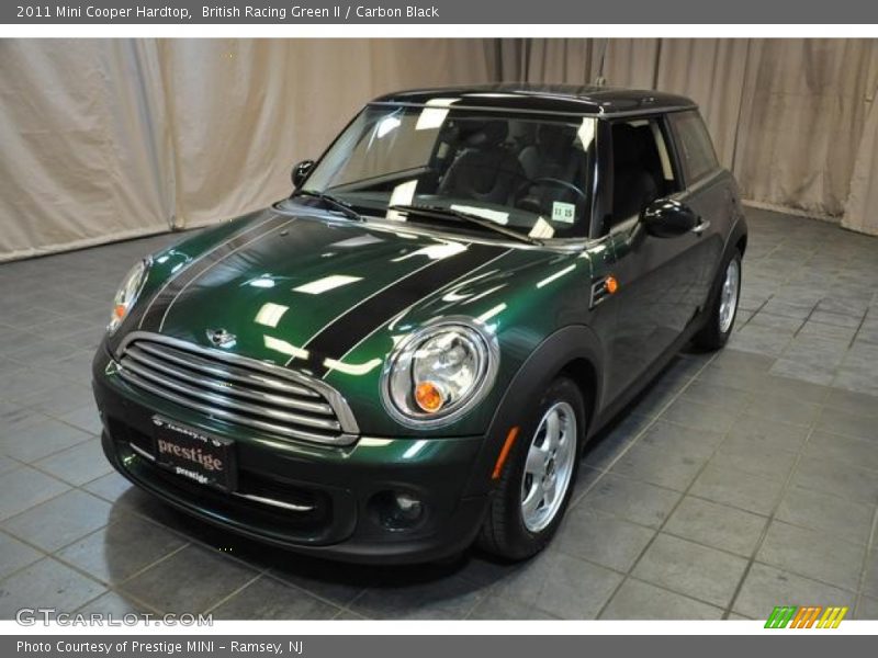 British Racing Green II / Carbon Black 2011 Mini Cooper Hardtop