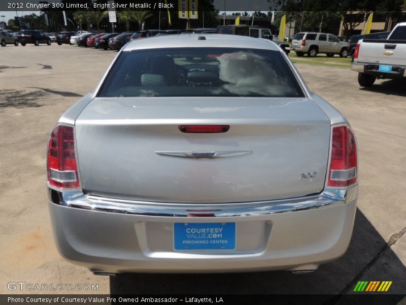Bright Silver Metallic / Black 2012 Chrysler 300 Limited