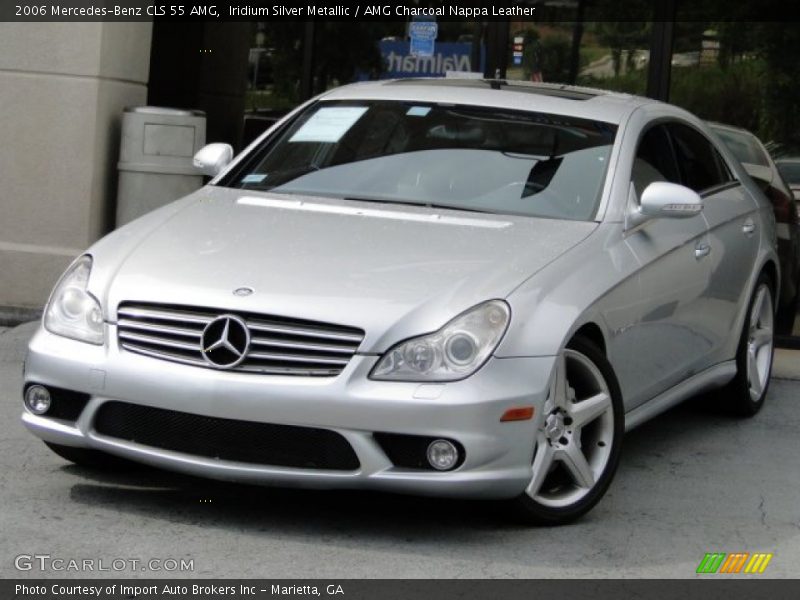 Iridium Silver Metallic / AMG Charcoal Nappa Leather 2006 Mercedes-Benz CLS 55 AMG