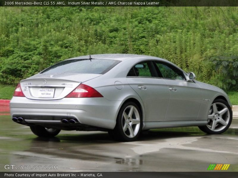 Iridium Silver Metallic / AMG Charcoal Nappa Leather 2006 Mercedes-Benz CLS 55 AMG