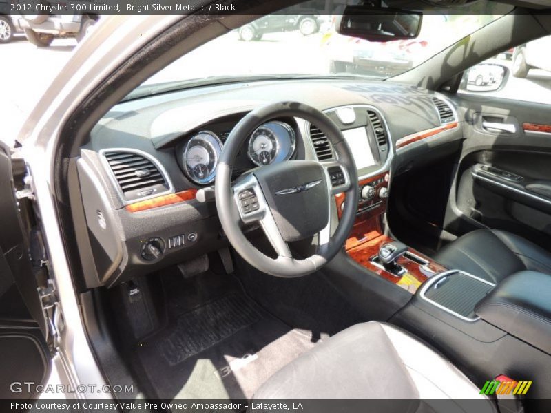 Bright Silver Metallic / Black 2012 Chrysler 300 Limited
