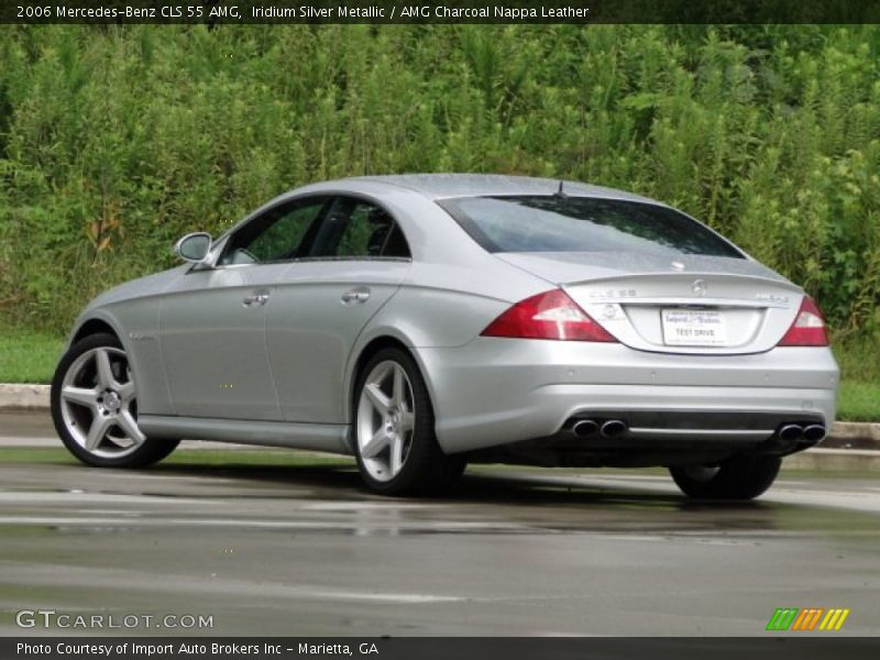 Iridium Silver Metallic / AMG Charcoal Nappa Leather 2006 Mercedes-Benz CLS 55 AMG