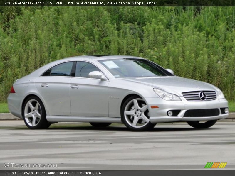 Iridium Silver Metallic / AMG Charcoal Nappa Leather 2006 Mercedes-Benz CLS 55 AMG