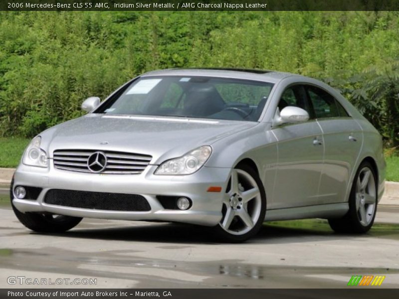 Iridium Silver Metallic / AMG Charcoal Nappa Leather 2006 Mercedes-Benz CLS 55 AMG