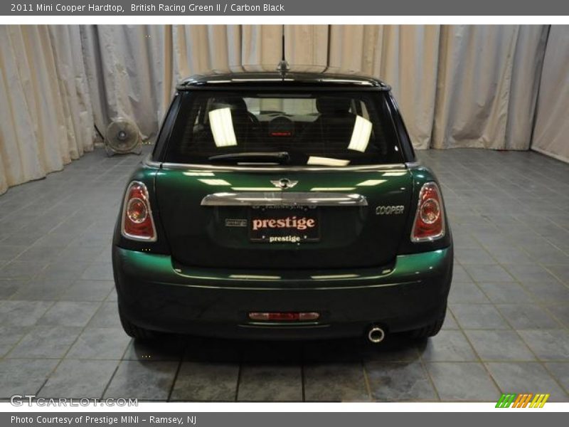 British Racing Green II / Carbon Black 2011 Mini Cooper Hardtop