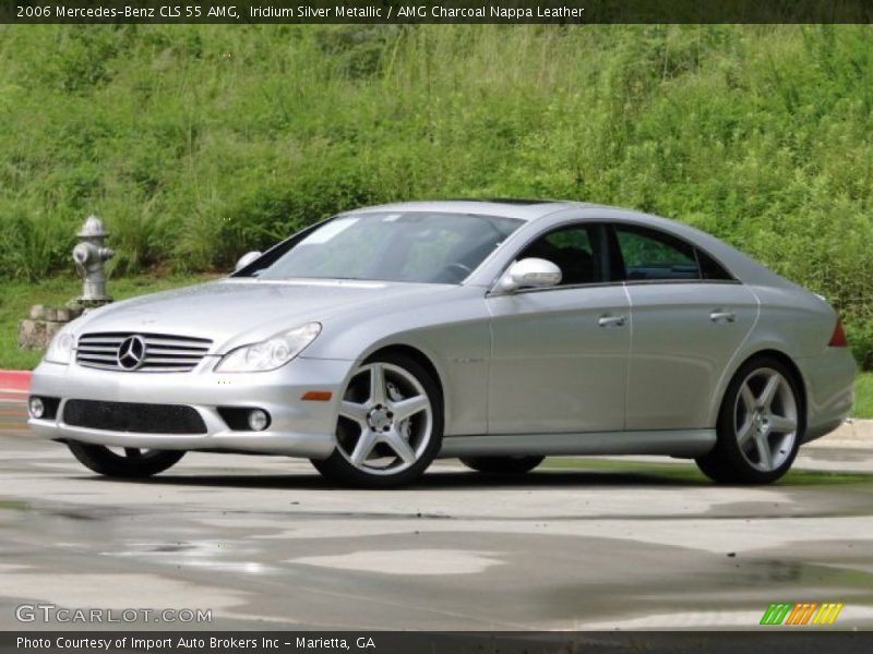 Iridium Silver Metallic / AMG Charcoal Nappa Leather 2006 Mercedes-Benz CLS 55 AMG