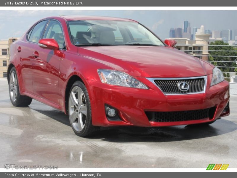 Front 3/4 View of 2012 IS 250