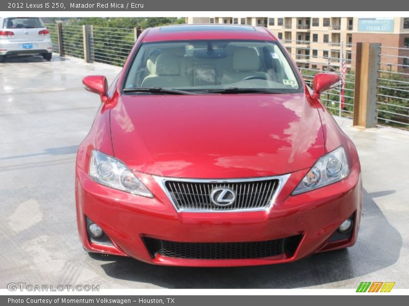 Matador Red Mica / Ecru 2012 Lexus IS 250