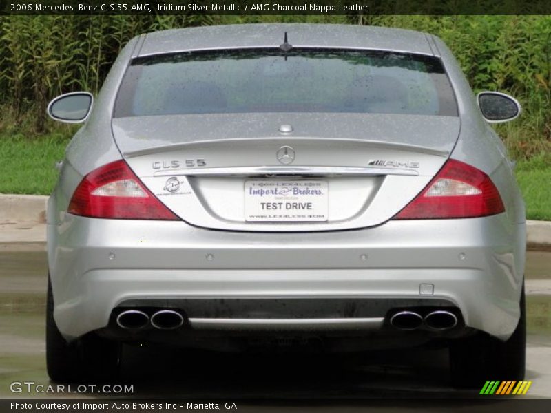 Iridium Silver Metallic / AMG Charcoal Nappa Leather 2006 Mercedes-Benz CLS 55 AMG