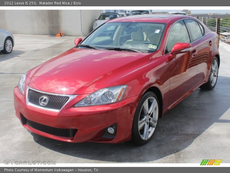 Matador Red Mica / Ecru 2012 Lexus IS 250