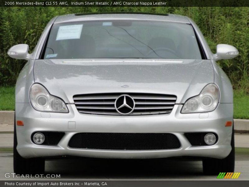 Iridium Silver Metallic / AMG Charcoal Nappa Leather 2006 Mercedes-Benz CLS 55 AMG