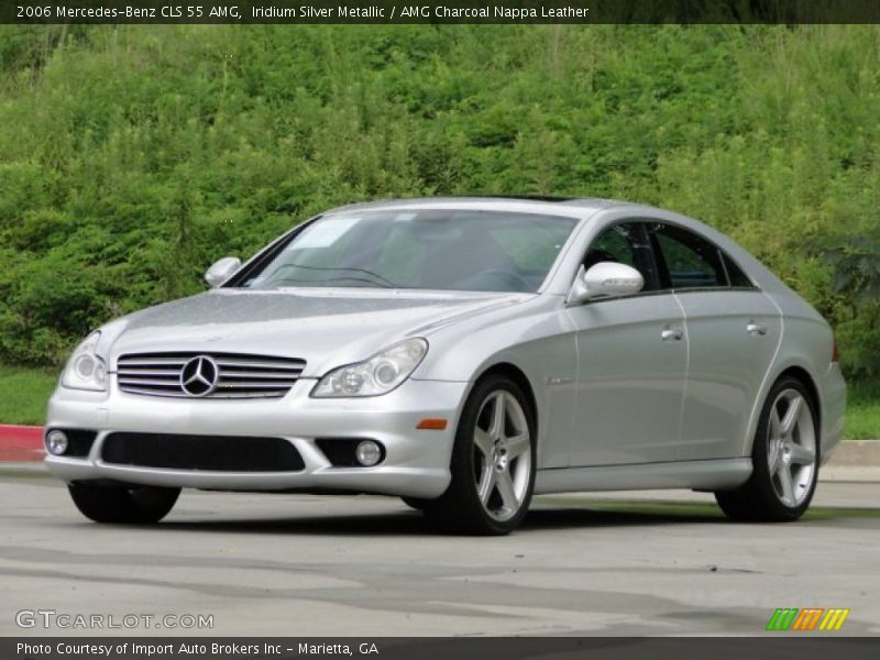 Iridium Silver Metallic / AMG Charcoal Nappa Leather 2006 Mercedes-Benz CLS 55 AMG