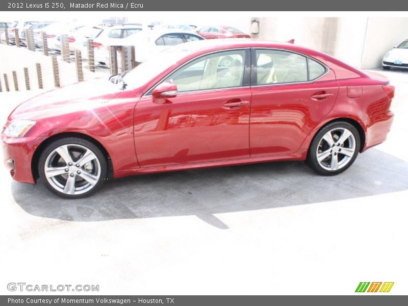 Matador Red Mica / Ecru 2012 Lexus IS 250