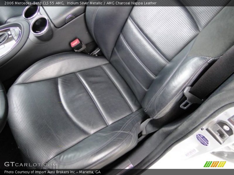 Iridium Silver Metallic / AMG Charcoal Nappa Leather 2006 Mercedes-Benz CLS 55 AMG
