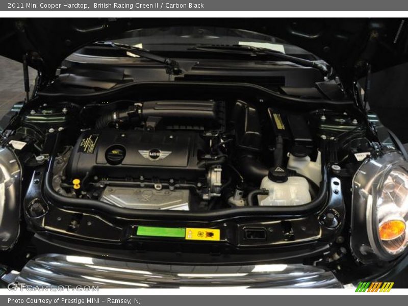 British Racing Green II / Carbon Black 2011 Mini Cooper Hardtop
