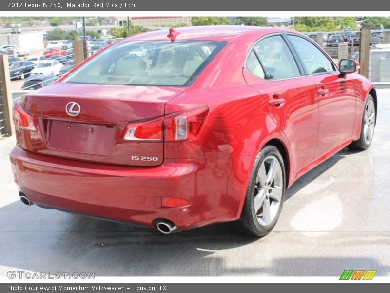  2012 IS 250 Matador Red Mica