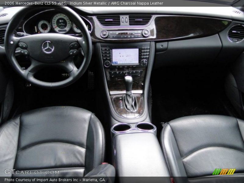 Iridium Silver Metallic / AMG Charcoal Nappa Leather 2006 Mercedes-Benz CLS 55 AMG