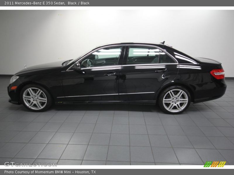 Black / Black 2011 Mercedes-Benz E 350 Sedan