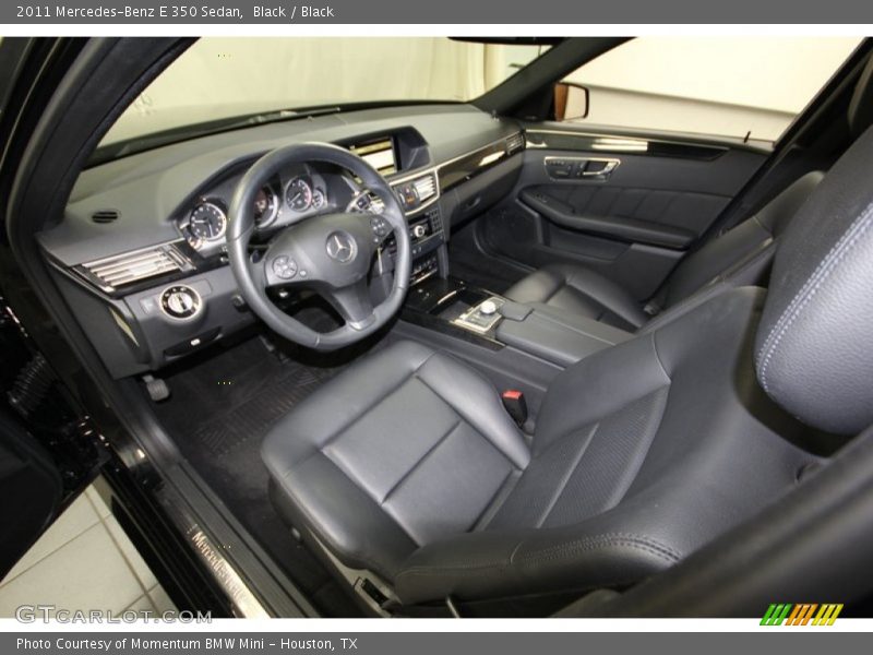 Black / Black 2011 Mercedes-Benz E 350 Sedan
