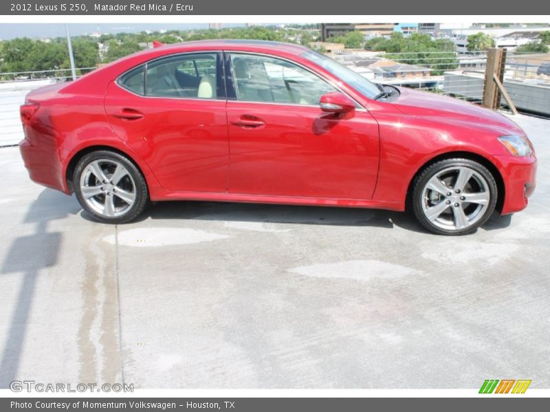  2012 IS 250 Matador Red Mica