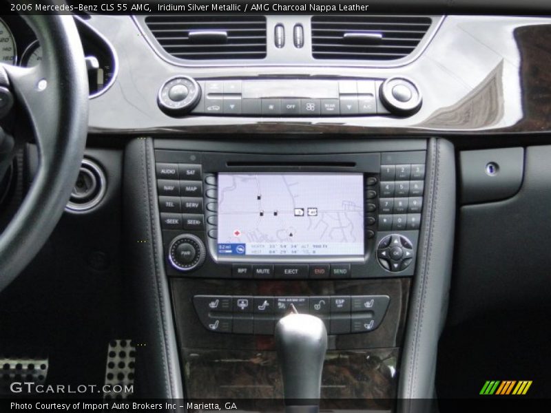 Iridium Silver Metallic / AMG Charcoal Nappa Leather 2006 Mercedes-Benz CLS 55 AMG