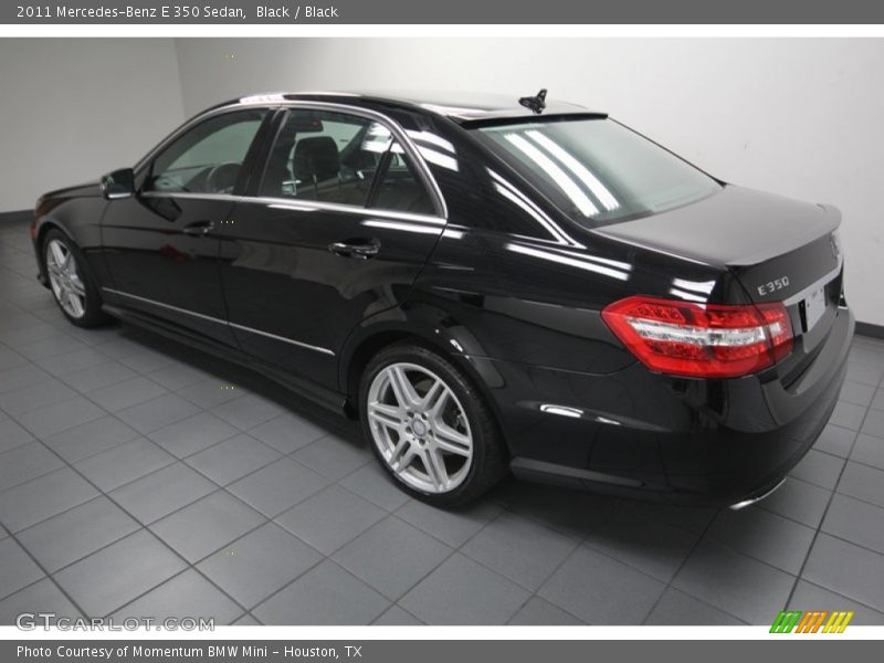 Black / Black 2011 Mercedes-Benz E 350 Sedan