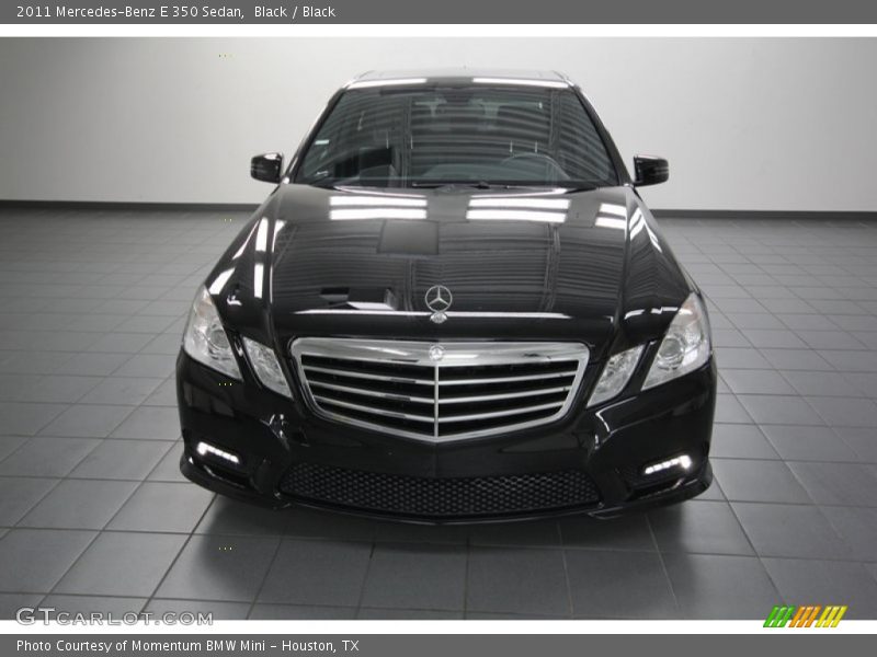 Black / Black 2011 Mercedes-Benz E 350 Sedan