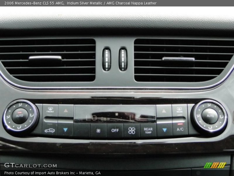 Iridium Silver Metallic / AMG Charcoal Nappa Leather 2006 Mercedes-Benz CLS 55 AMG