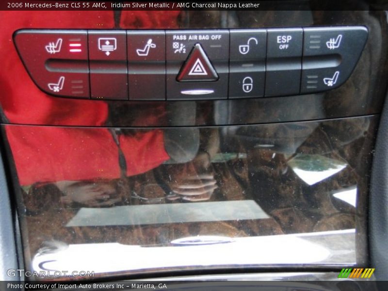 Iridium Silver Metallic / AMG Charcoal Nappa Leather 2006 Mercedes-Benz CLS 55 AMG