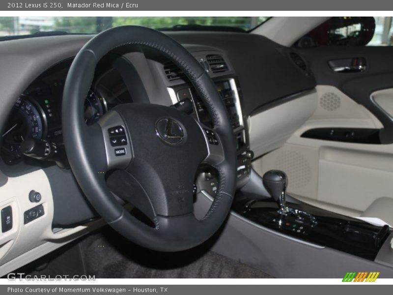Matador Red Mica / Ecru 2012 Lexus IS 250