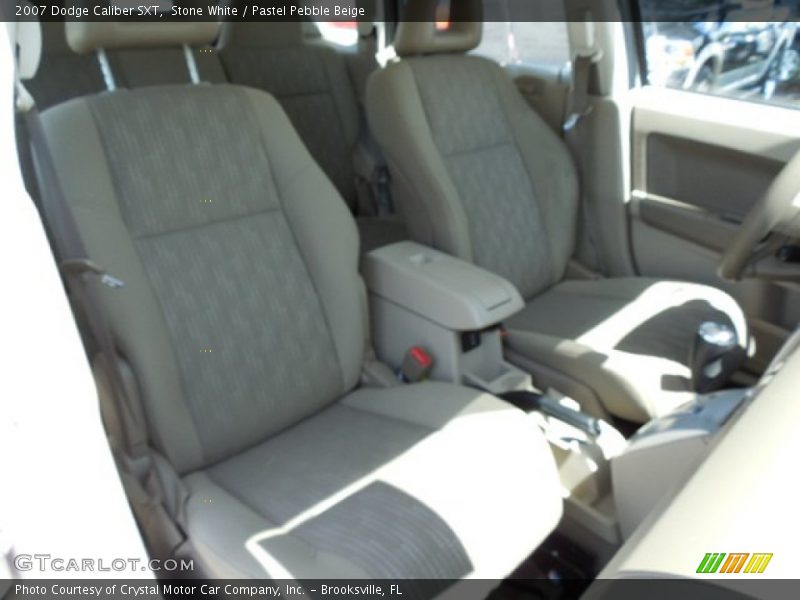 Stone White / Pastel Pebble Beige 2007 Dodge Caliber SXT