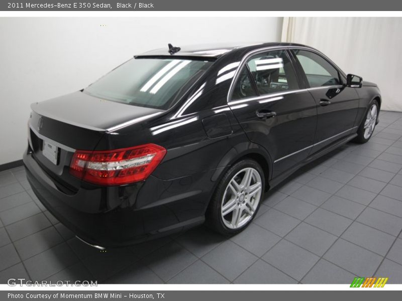 Black / Black 2011 Mercedes-Benz E 350 Sedan