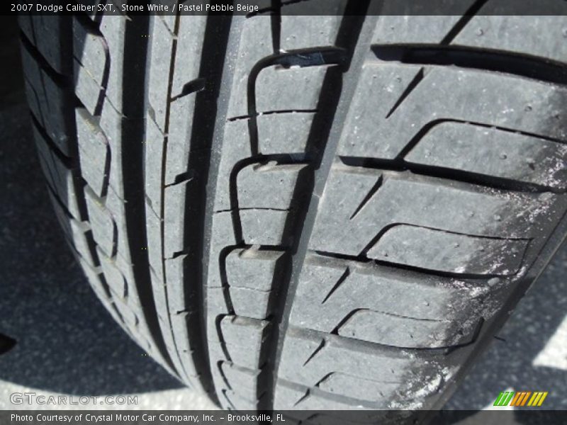 Stone White / Pastel Pebble Beige 2007 Dodge Caliber SXT