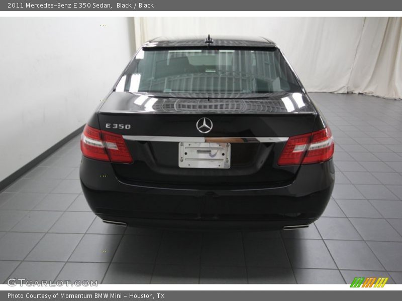 Black / Black 2011 Mercedes-Benz E 350 Sedan